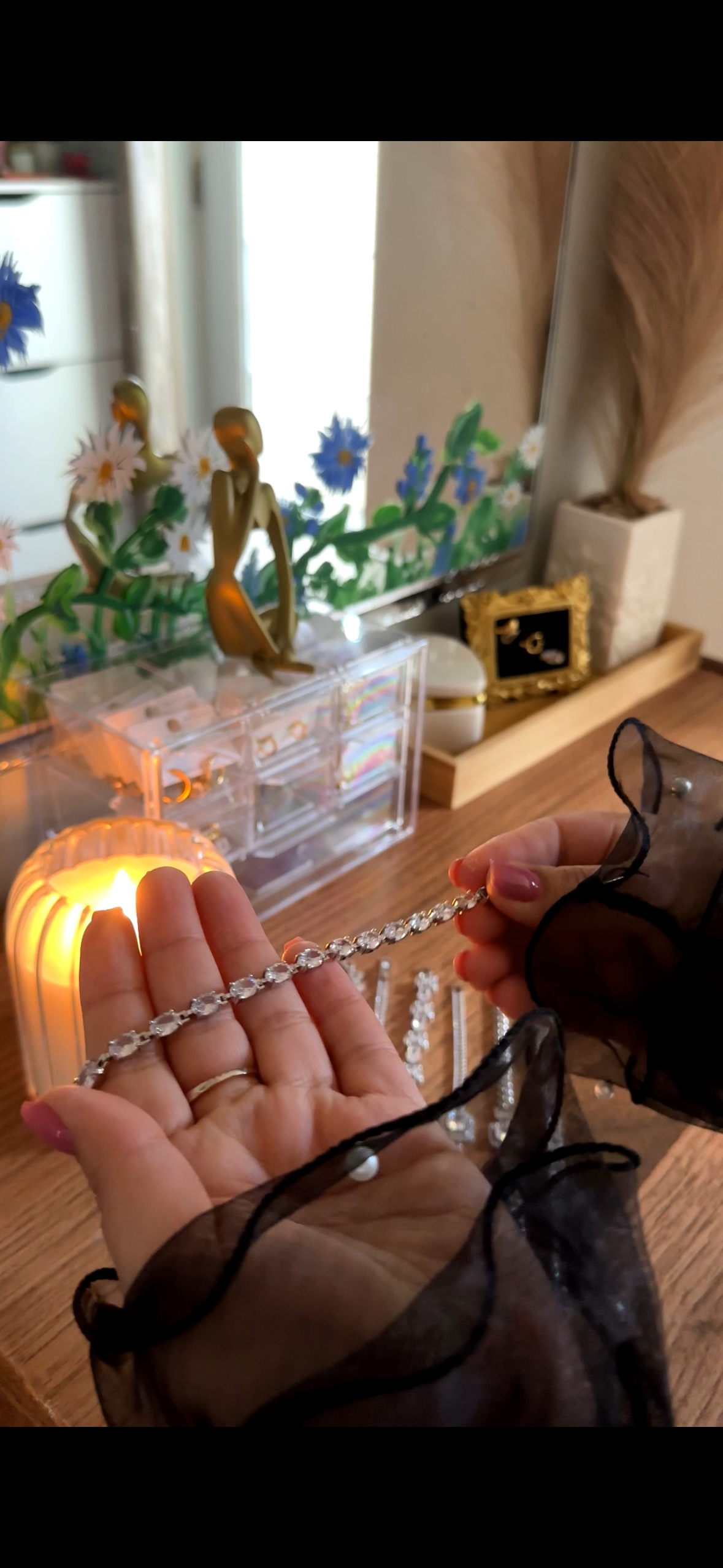 Oval silver collection