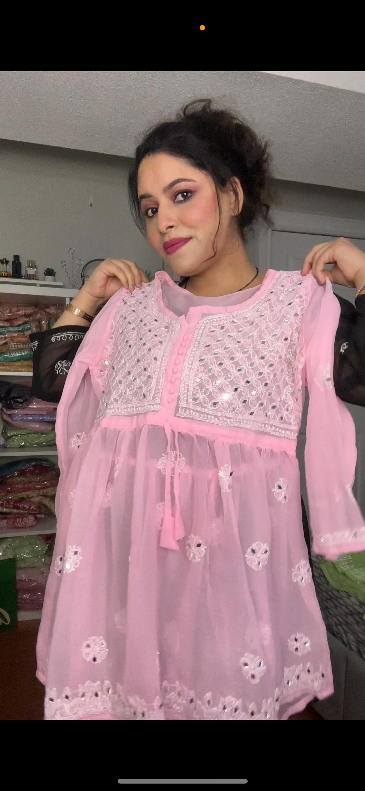 Peplum style top