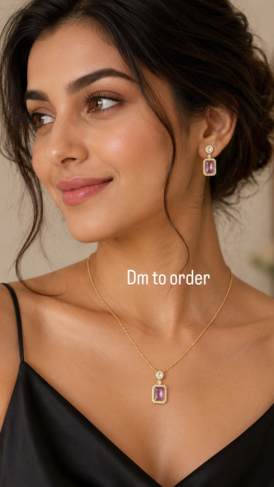 18 k gold plated necklace